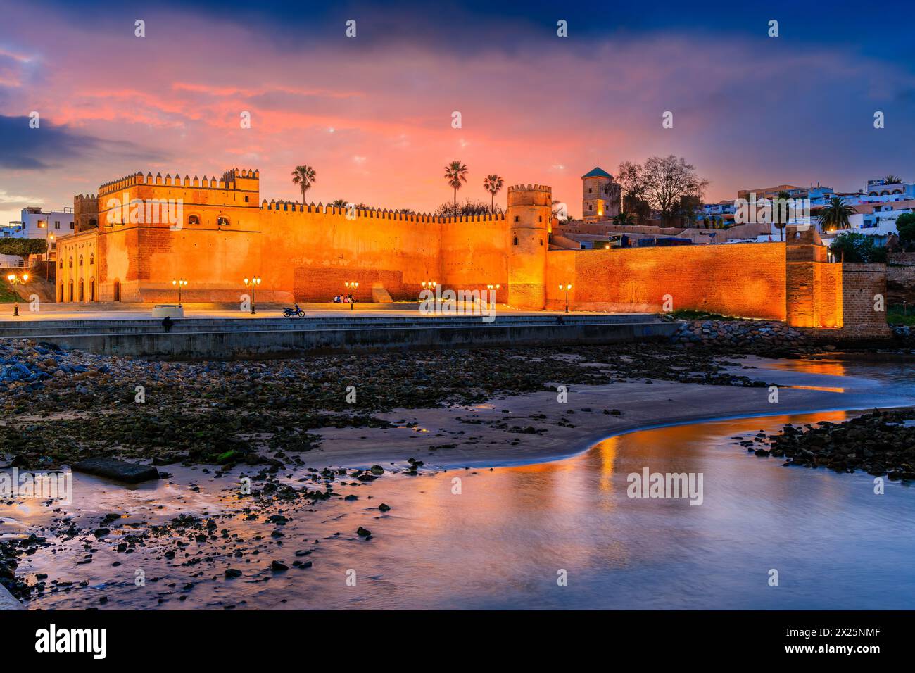 Rabat, Marocco. La Kasbah (Cittadella) degli Udayas. Foto Stock