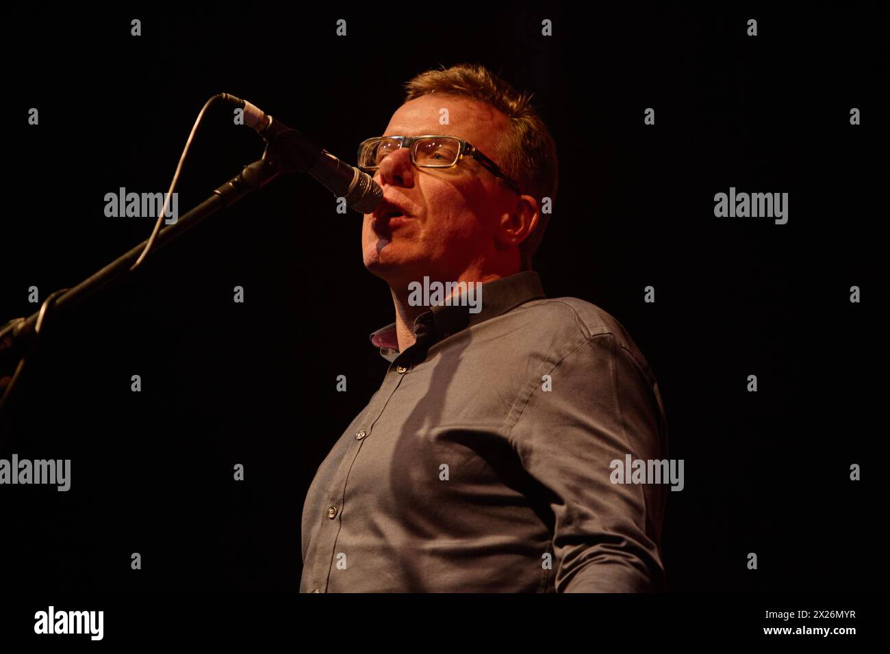 The Proclaimers si esibisce al Wickham Festival, agosto 2012 Foto Stock