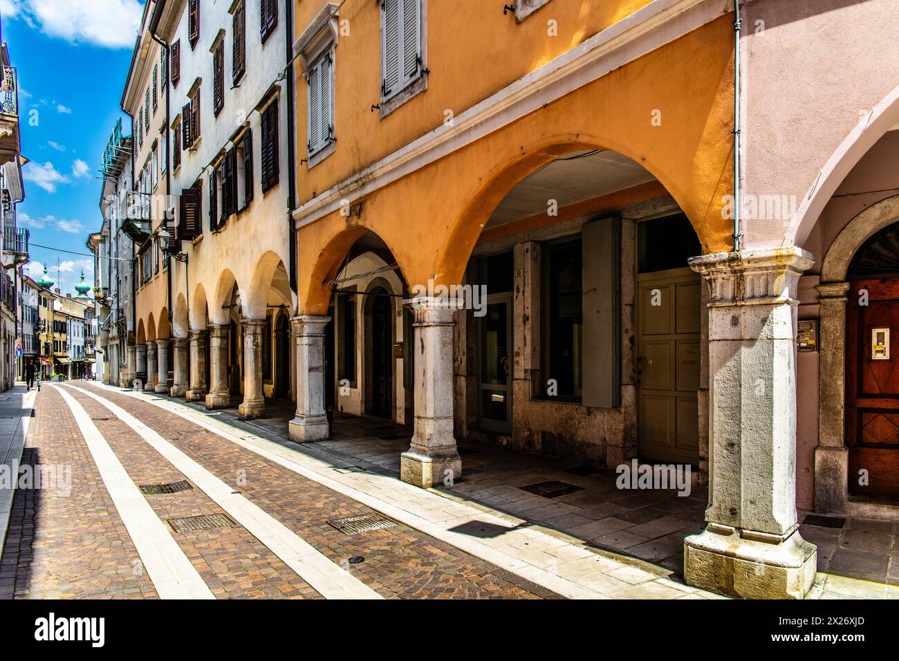 Centro storico, Gorizia, città di confine con Slovenia, Friuli, Italia, Gorizia, Friuli, Italia Foto Stock