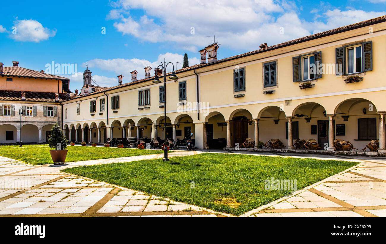 Gorizia, città di confine con Slovenia, Friuli, Italia, Gorizia, Friuli, Italia Foto Stock