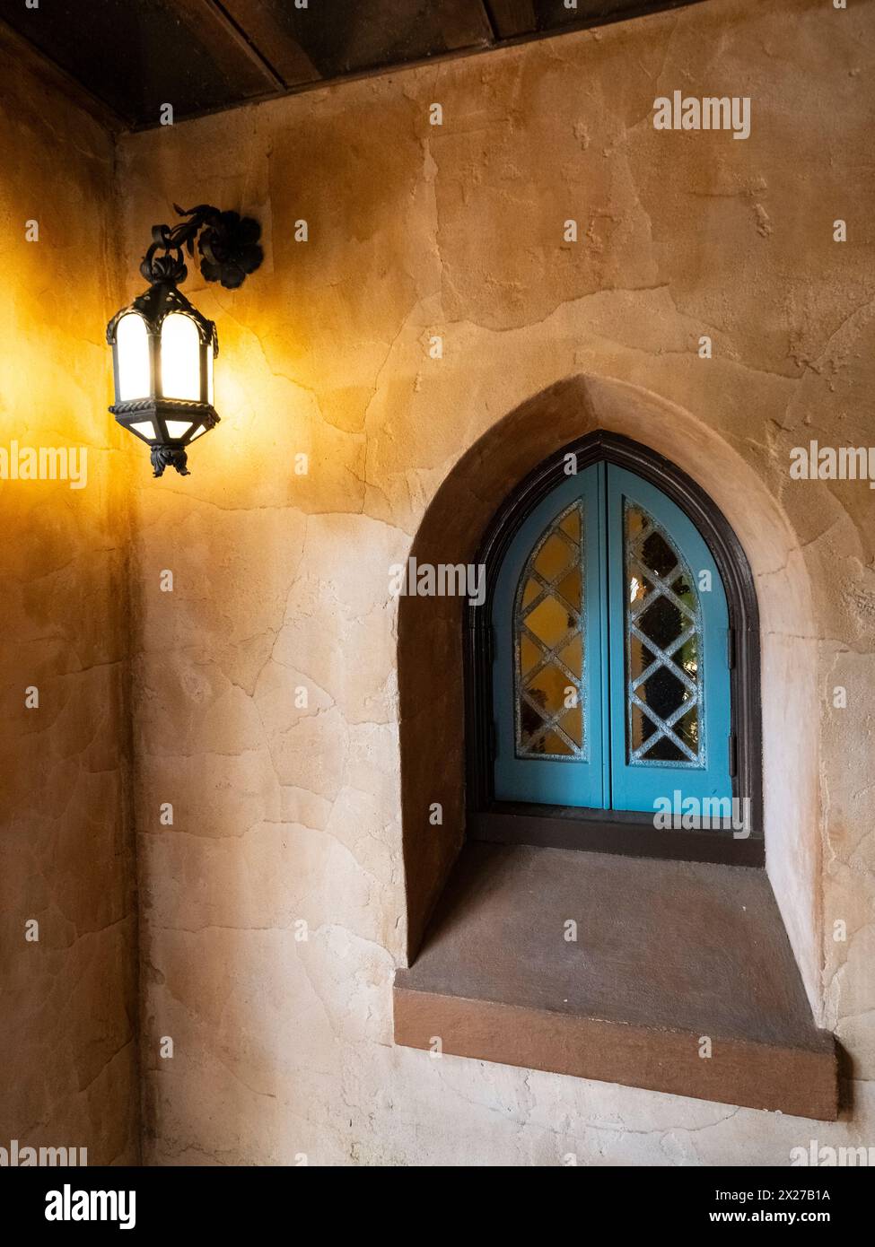 Ingresso a El Retiro, che significa "rifugio", la casa di Charles Austin Buck, dirigente della Bethleham Steel, ed e' nel National Registor of Historic Plac Foto Stock