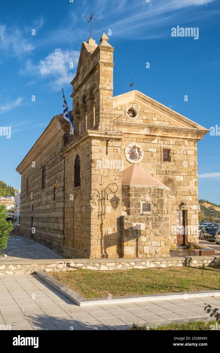 Chiesa di S.. Nicholas Mola in Piazza Dionysios Solomos in Foto Stock