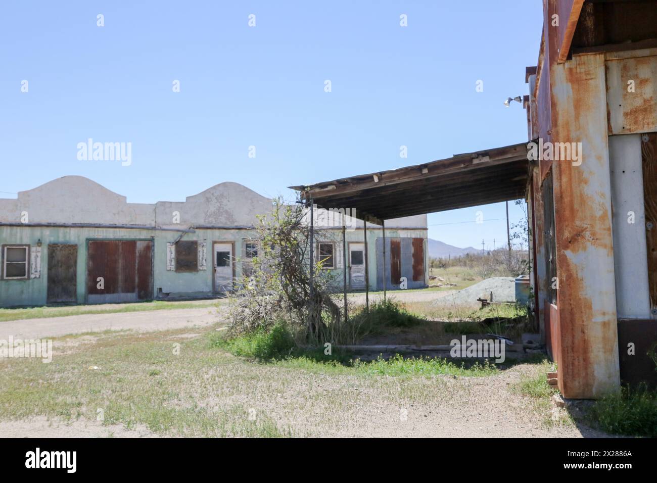 Edifici chiusi a Lordsburg, New Mexico Foto Stock