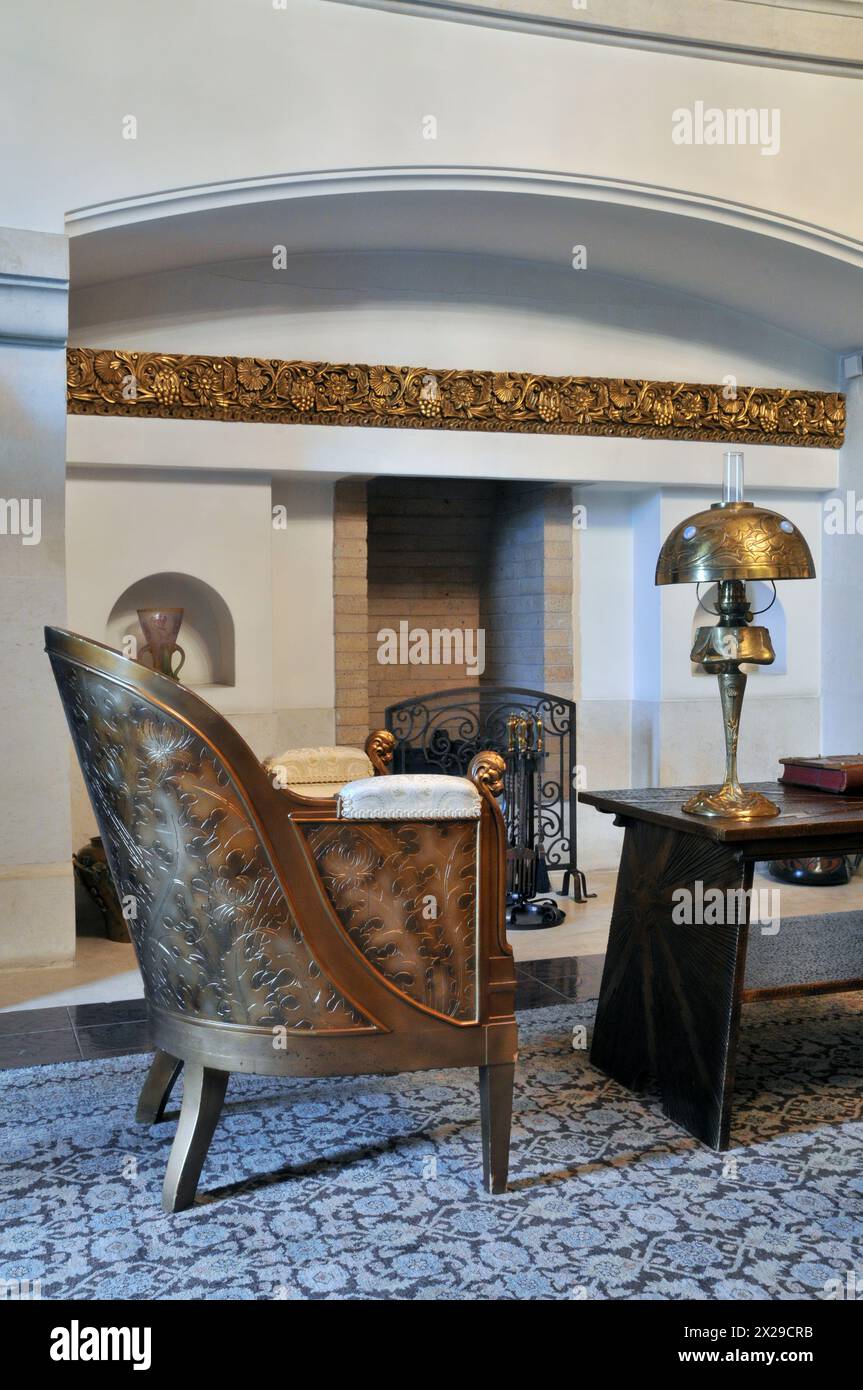 Palazzo Cotroceni, residenza del Presidente della Romania, Bucarest, Romania Foto Stock