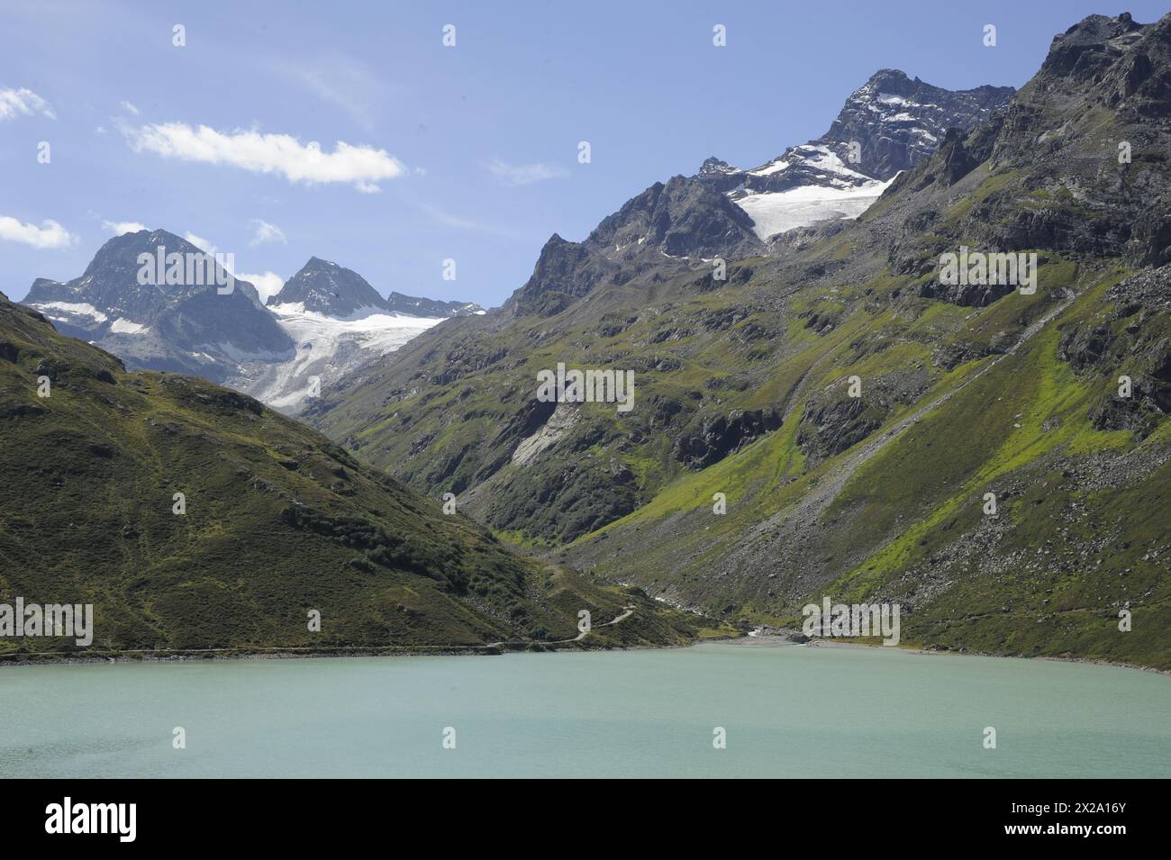 Paesaggi di montagna nel Vorarlberg, Austria Foto Stock