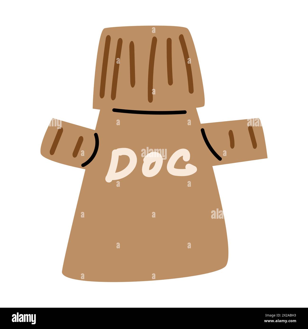 abbigliamento per cuccioli - abbigliamento per cani. Utilizzabile per banner e volantini per negozi di animali domestici. Illustrazione Vettoriale