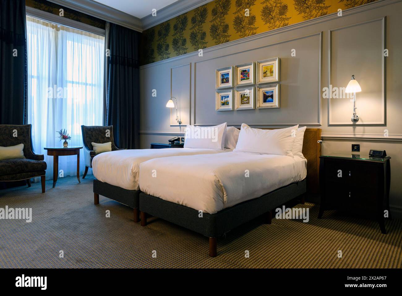 Waldorf Astoria Edinburgh Caledinan Hotel Suite Foto Stock
