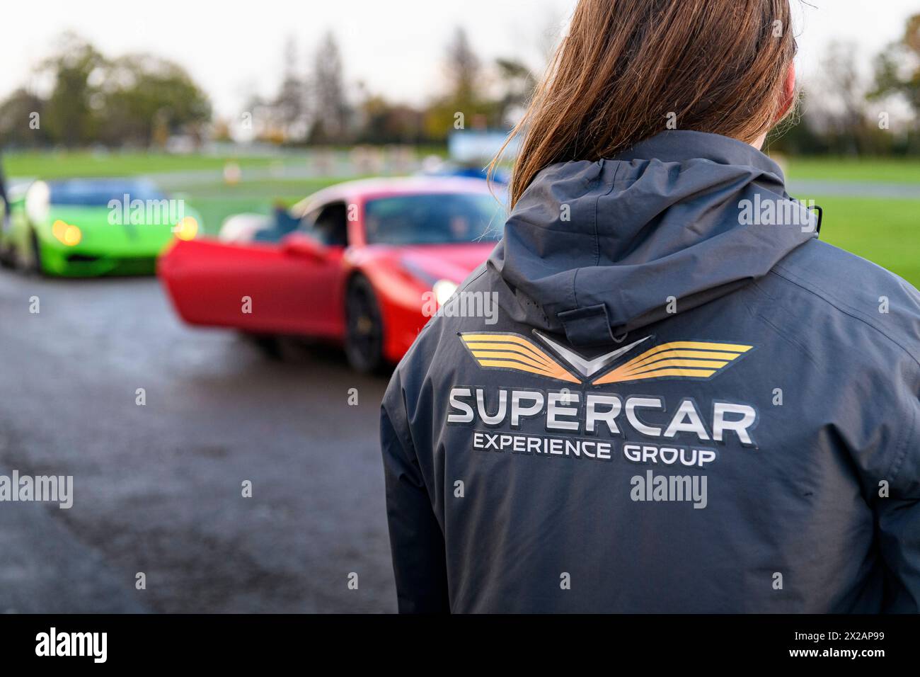 Gruppo Supercar Experience Foto Stock