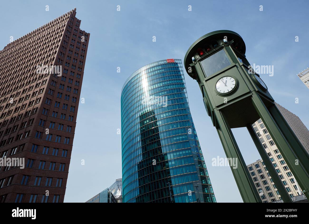 Potsdamer Platz di Berlino, Germania. Foto Stock