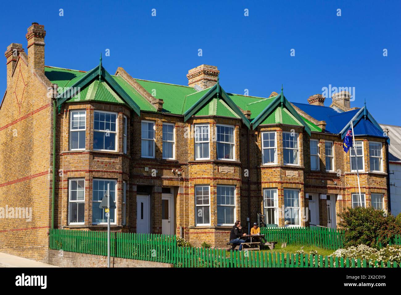 Jubilee Villas, Port Stanley, Isole Falkland, Regno Unito Foto Stock