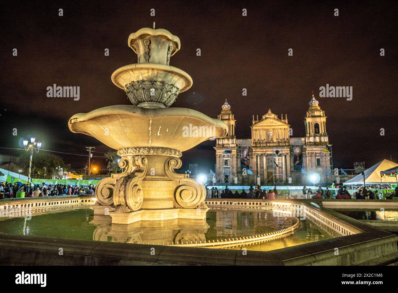 Guatemala Central Park Foto Stock