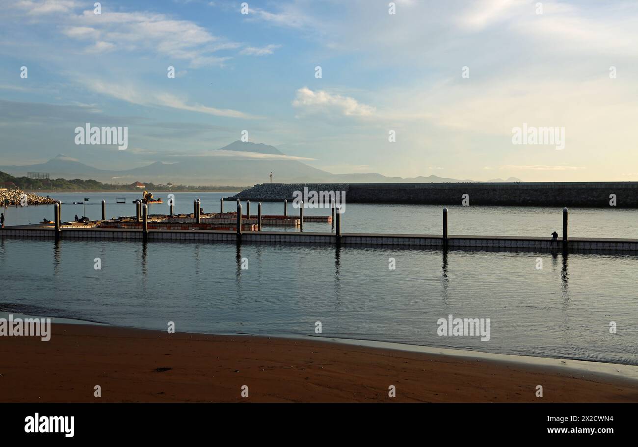 Porto di Sanur Beach, Bali Foto Stock