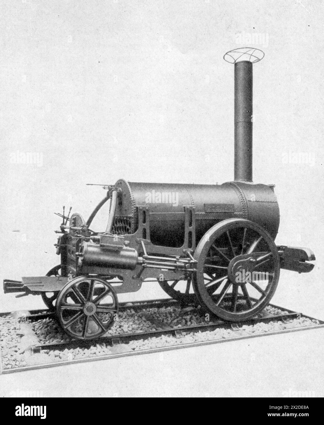 Trasporti, ferrovia, locomotive, 'Rocket' di Robert Stephenson and Company, 1829, ULTERIORI DIRITTI-CLEARANCE-INFO-NOT-AVAILABLE Foto Stock