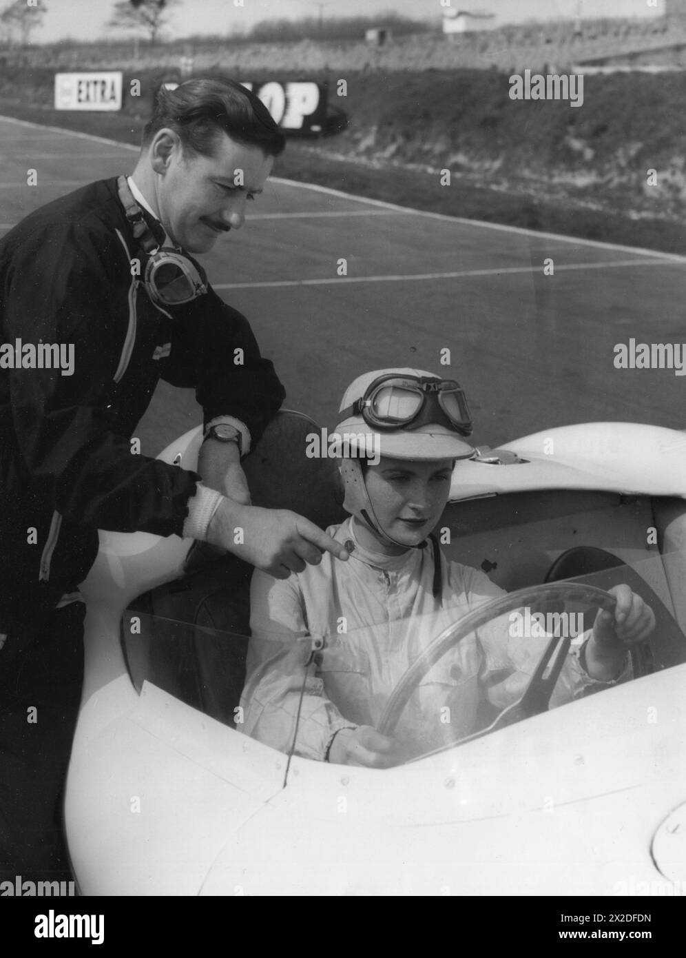 Warner, Graham, 1.5.1929 - 8,3.2014, atleta inglese (Motorsports), DIRITTI AGGIUNTIVI-CLEARANCE-INFO-NON-DISPONIBILE Foto Stock
