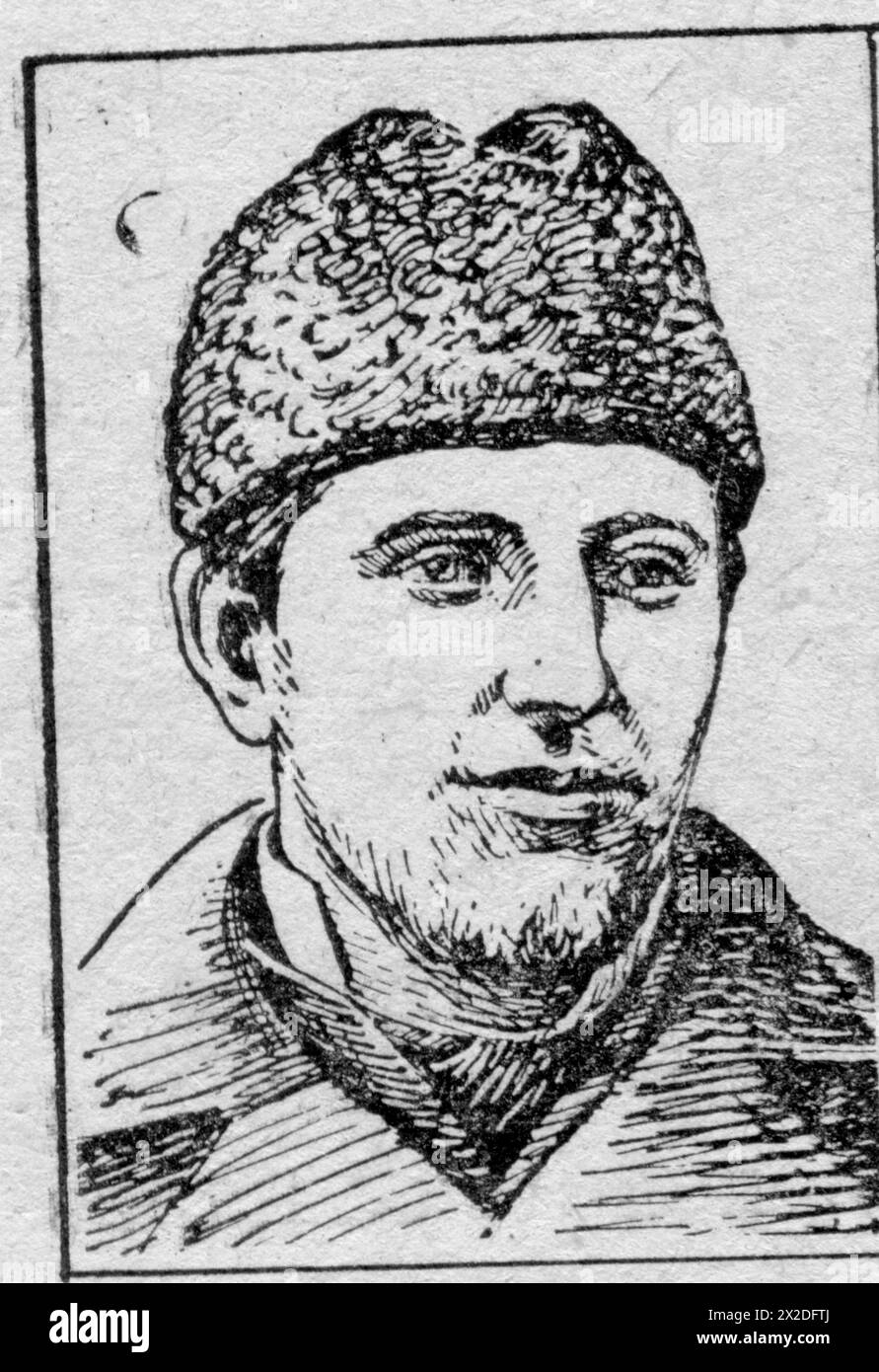 Warynski, Ludwik, 24.9.1856 - 2,3.1889, politico polacco, disegno, XX SECOLO, ULTERIORI-DIRITTI-CLEARANCE-INFO-NON-DISPONIBILI Foto Stock