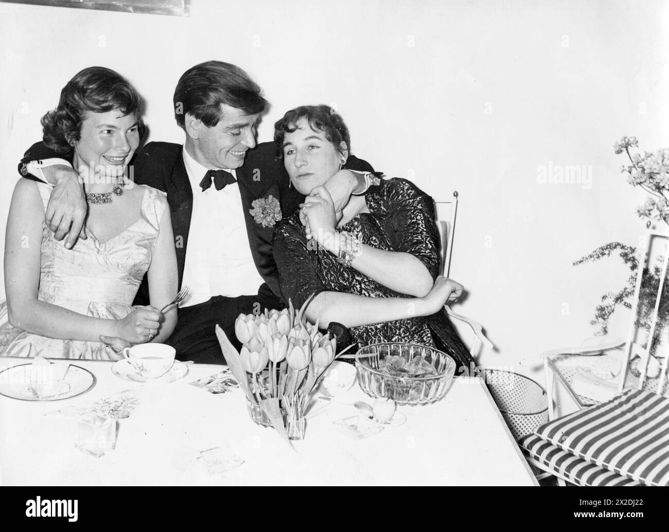 Faber-Castell, Felicitas by, *10.7,1929, comproprietario Faber-Castell stock Corporation (a sinistra), ADDITIONAL-RIGHTS-CLEARANCE-INFO-NOT-AVAILABLE Foto Stock