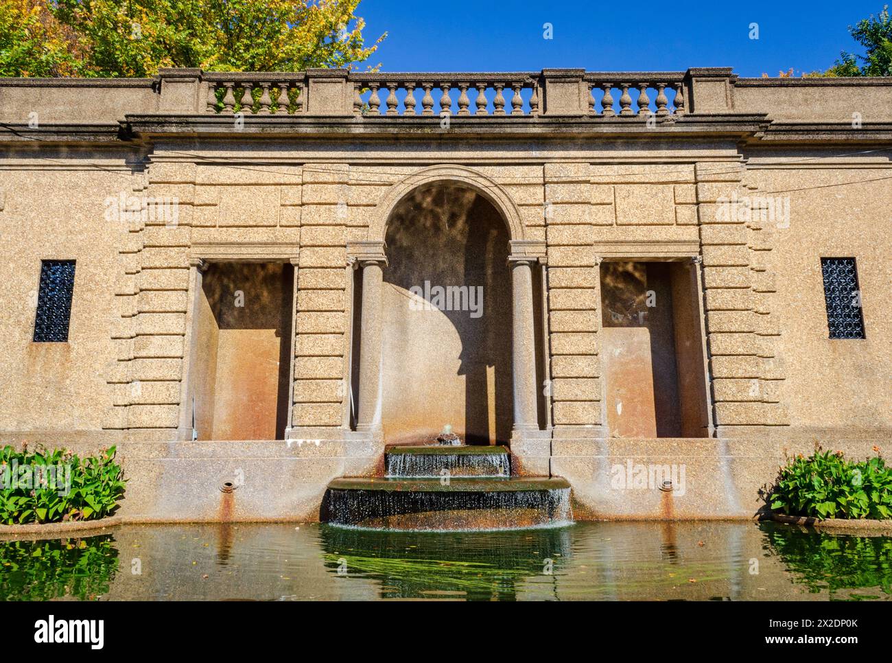 Meridian Hill Park, Malcolm X Park, Washington D.C., Stati Uniti Foto Stock