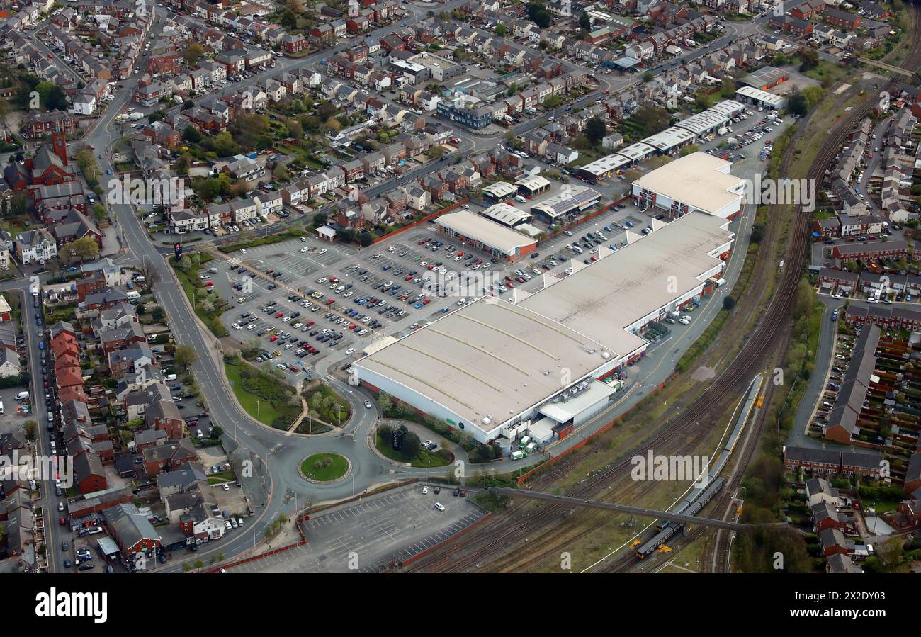 Vista aerea del Central Twelve Shopping Park Foto Stock