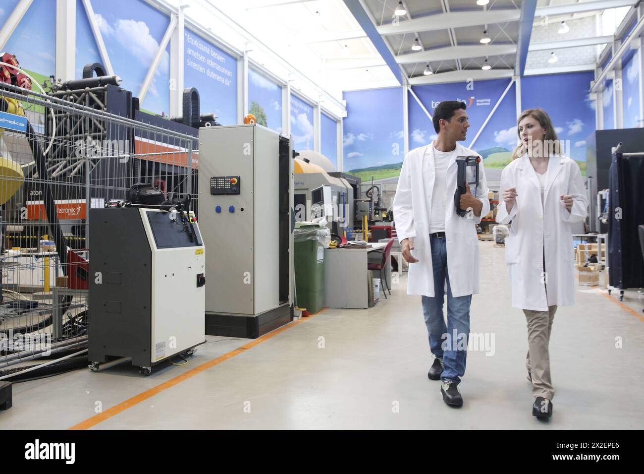 Ricercatori. Industria, Centro tecnologico e di ricerca, Parco tecnologico, San Sebastian, Donostia, Gipuzkoa, paesi Baschi, Spagna Foto Stock