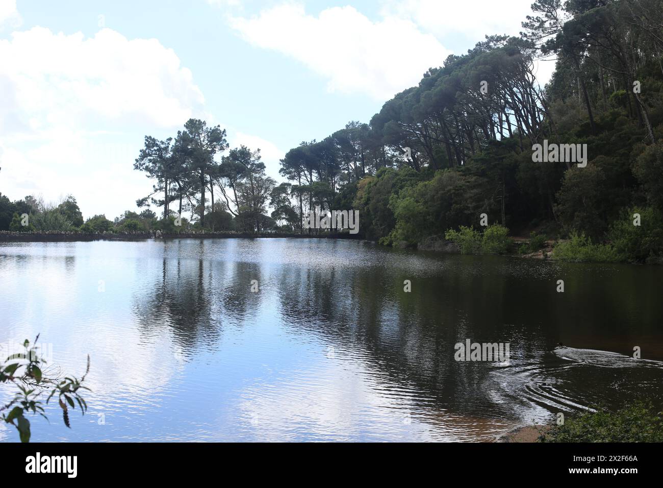 Lagoa Azul a Sintra, Portogallo Foto Stock