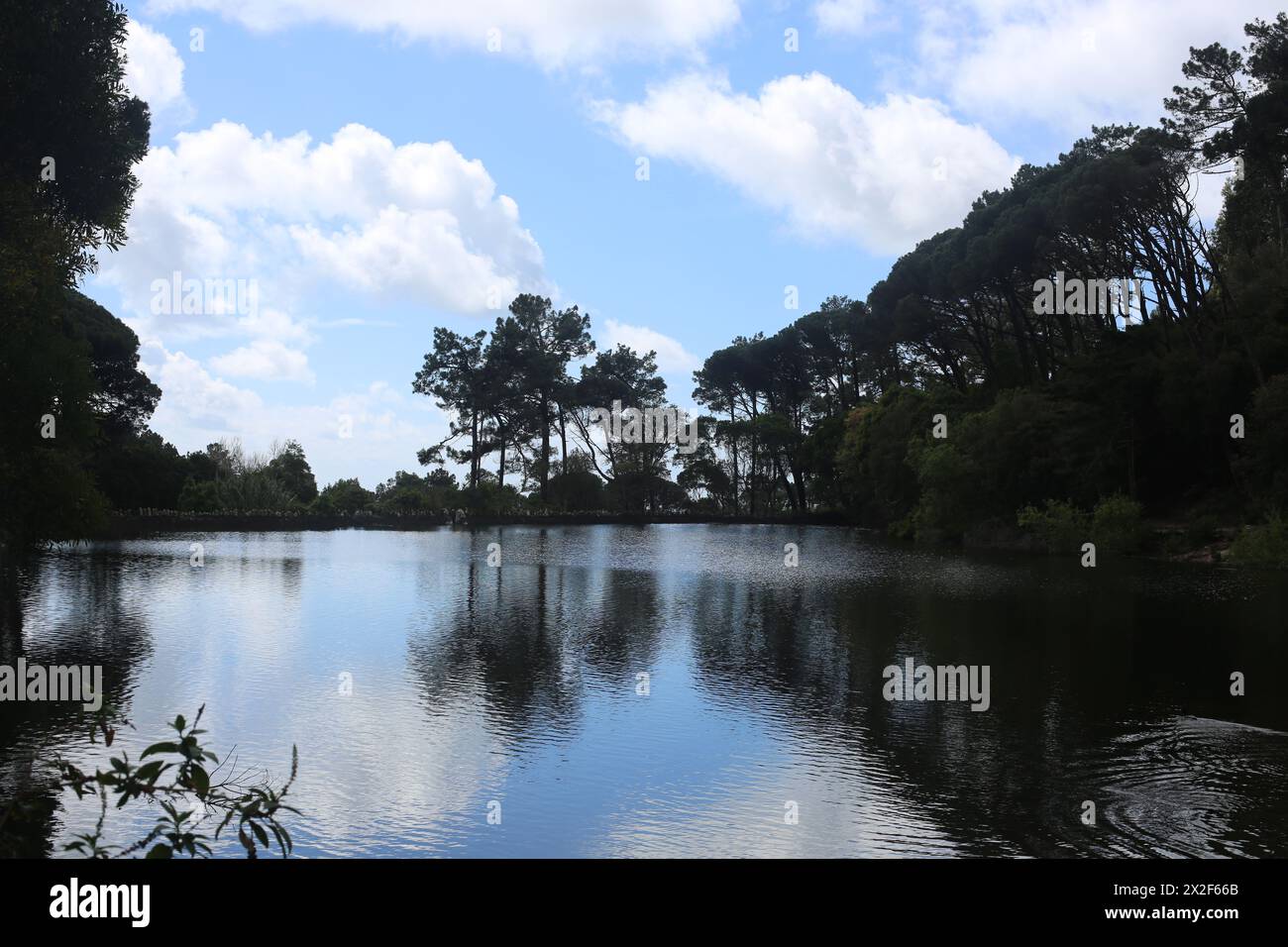 Lagoa Azul a Sintra, Portogallo Foto Stock