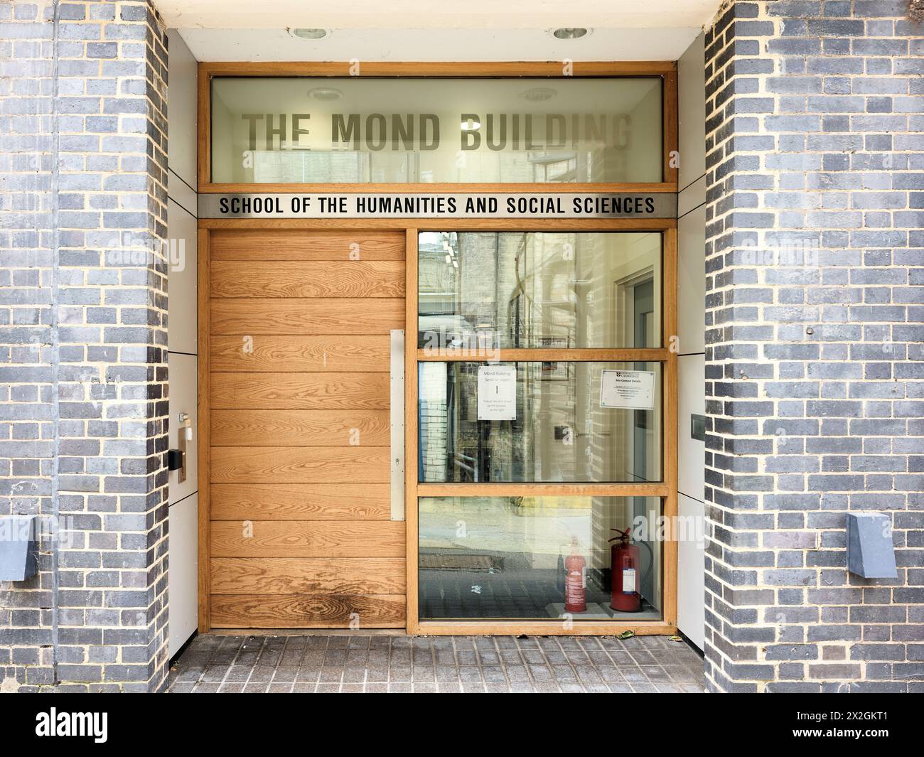 School of the Humanities and Social Sciences, The Mond Building, New Museums Site, University of Cambridge, Inghilterra. Foto Stock