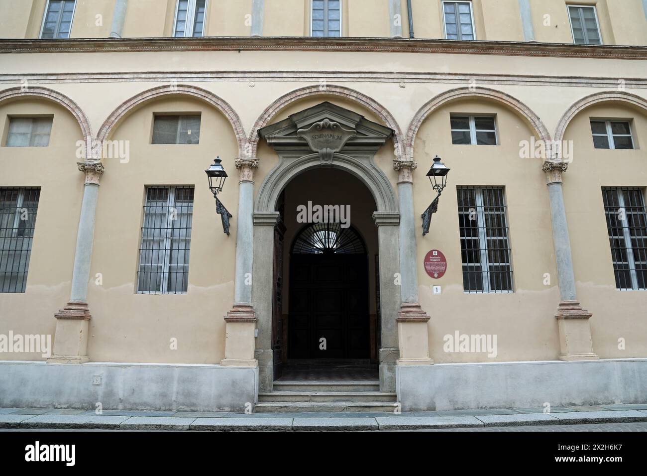 Seminario maggiore a Parma, nell'Italia settentrionale Foto Stock