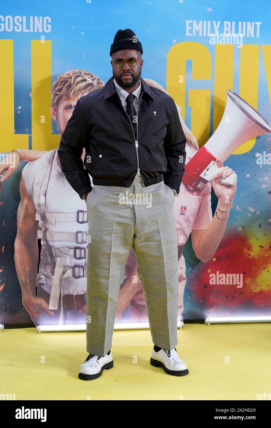 Winston Duke partecipa ad una proiezione speciale di The Fall Guy al BFI Imax Waterloo, Londra. Data foto: Lunedì 22 aprile 2024. Foto Stock