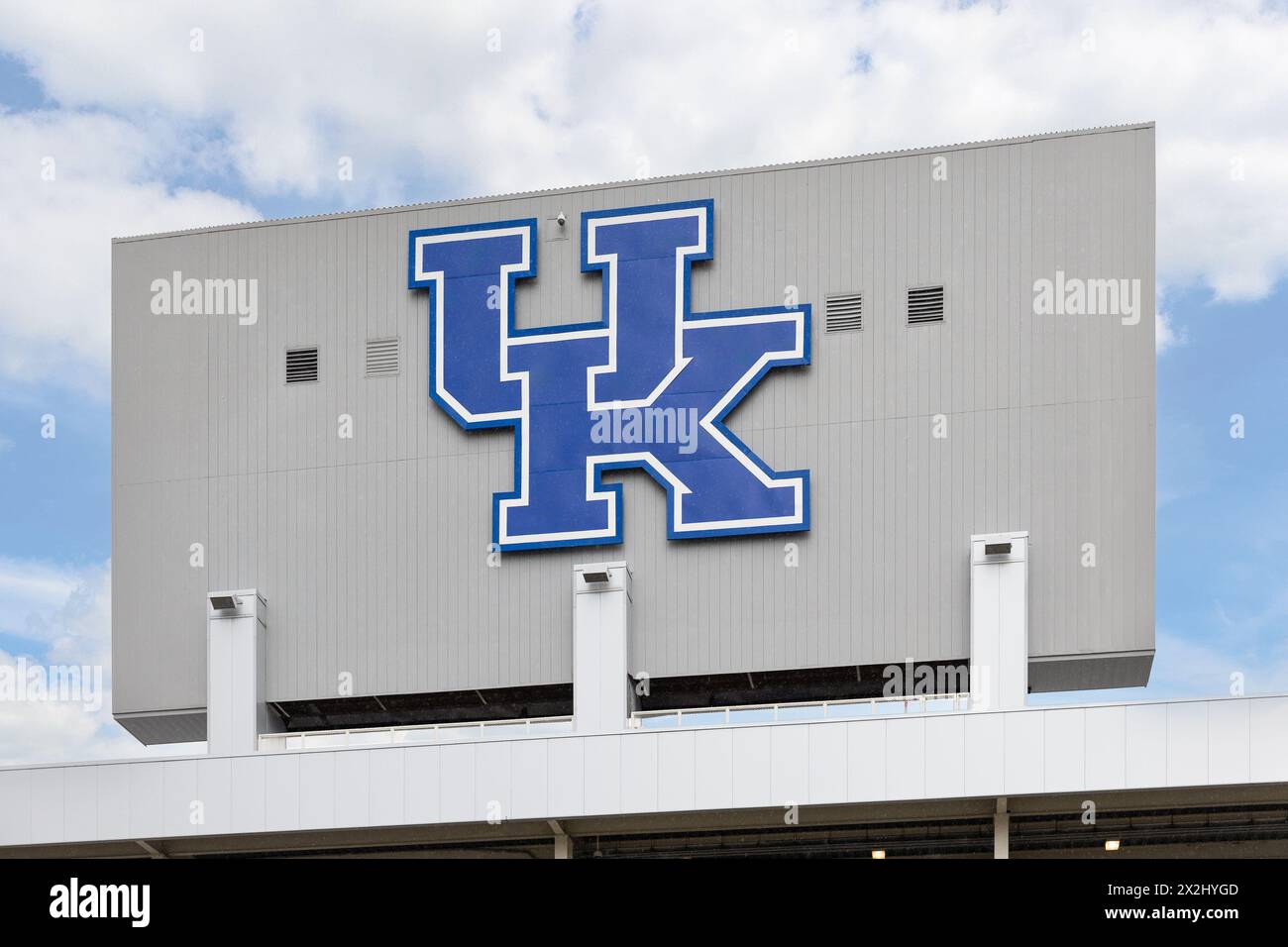 Kroger Field è sede della University of Kentucky Wildcats, situata nel centro di Lexington. KY. Foto Stock