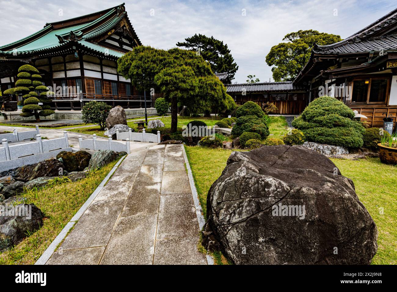 Gyotoku era famosa per la sua produzione di sale come Gyotoku Salt Field durante il periodo Edo. Il tempio Tokuganji fu fondato in quest'area nel 1610 da Tokugawa Foto Stock