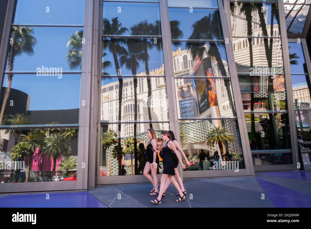 Reflections, Las Vegas Strip, Las Vegas, Nevada, Stati Uniti d'America Foto Stock