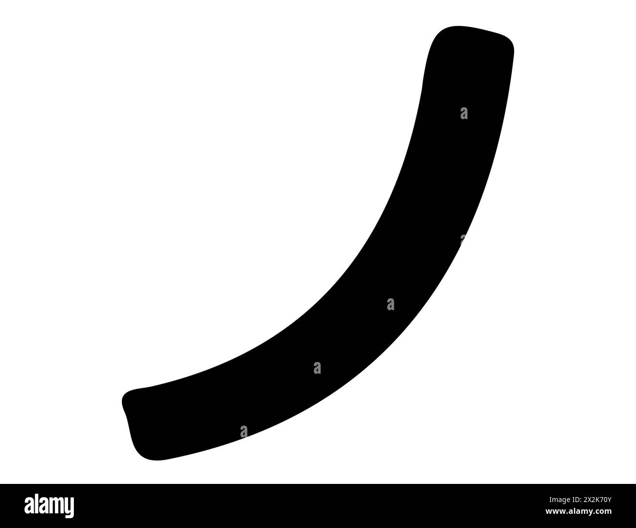 Grafica vettoriale della silhouette dell'alfabeto katakana giapponese Illustrazione Vettoriale