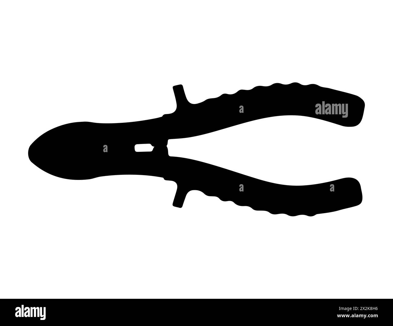 Tagliacavi sagoma vettoriale art Illustrazione Vettoriale