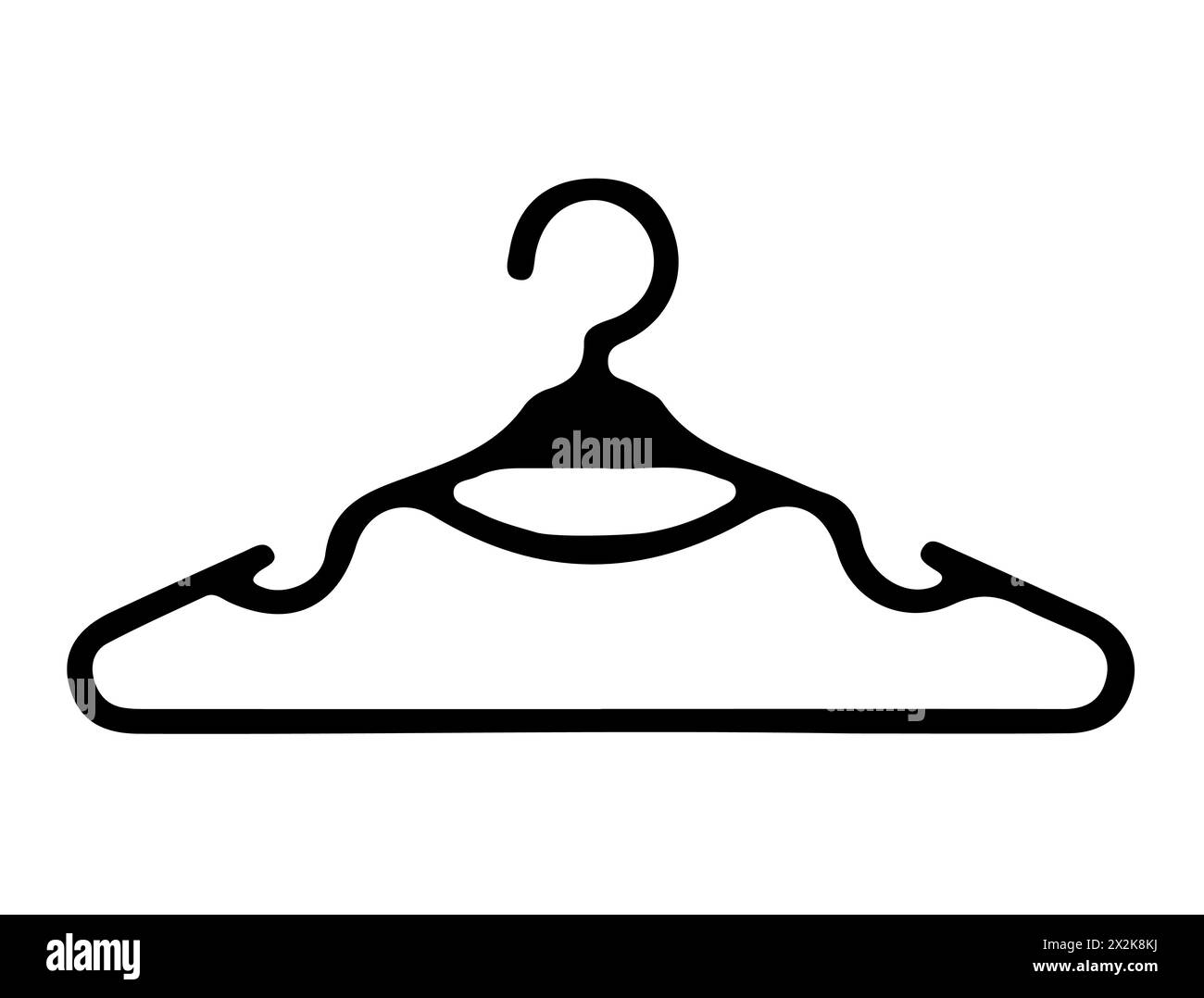 Appendiabiti silhouette grafica vettoriale Illustrazione Vettoriale