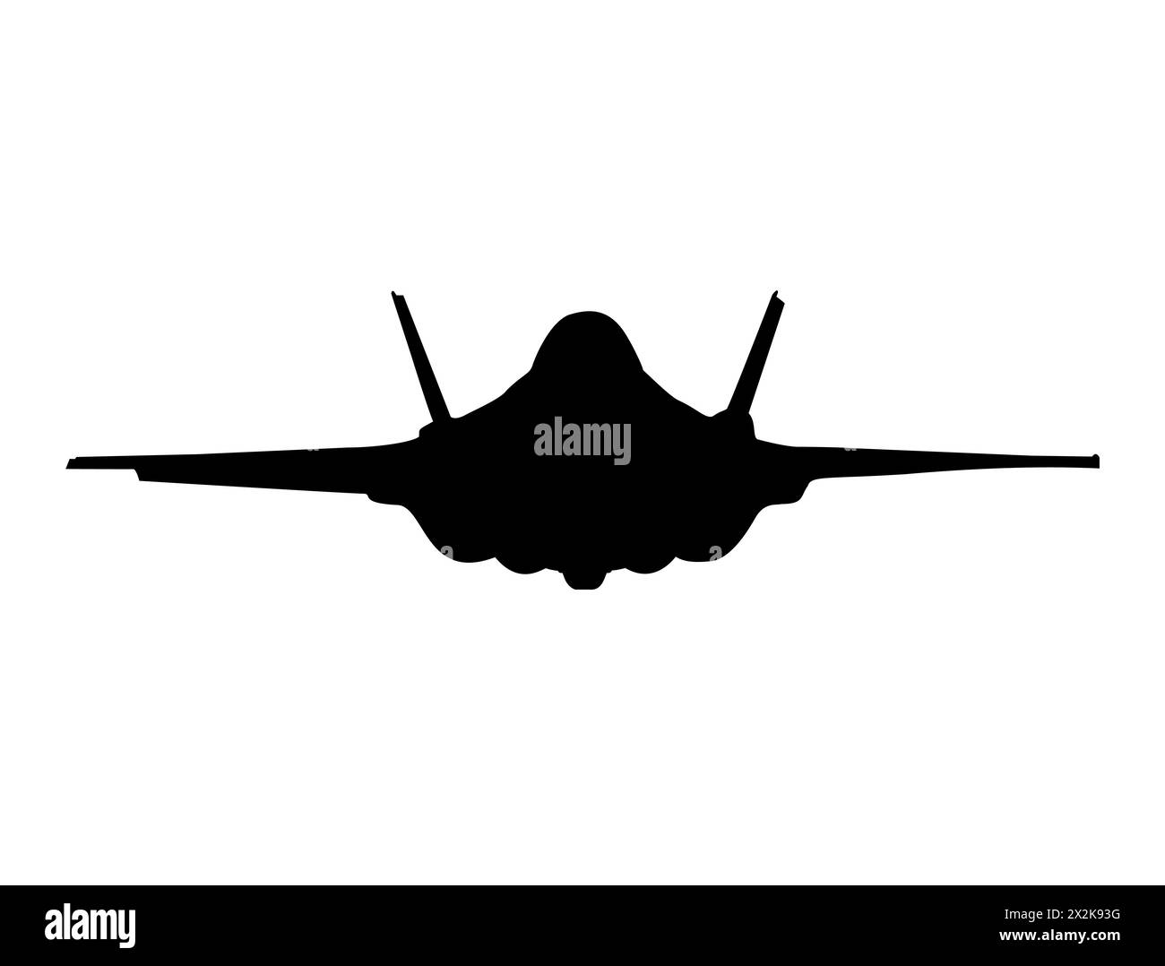 Grafica vettoriale silhouette jet da combattimento Illustrazione Vettoriale