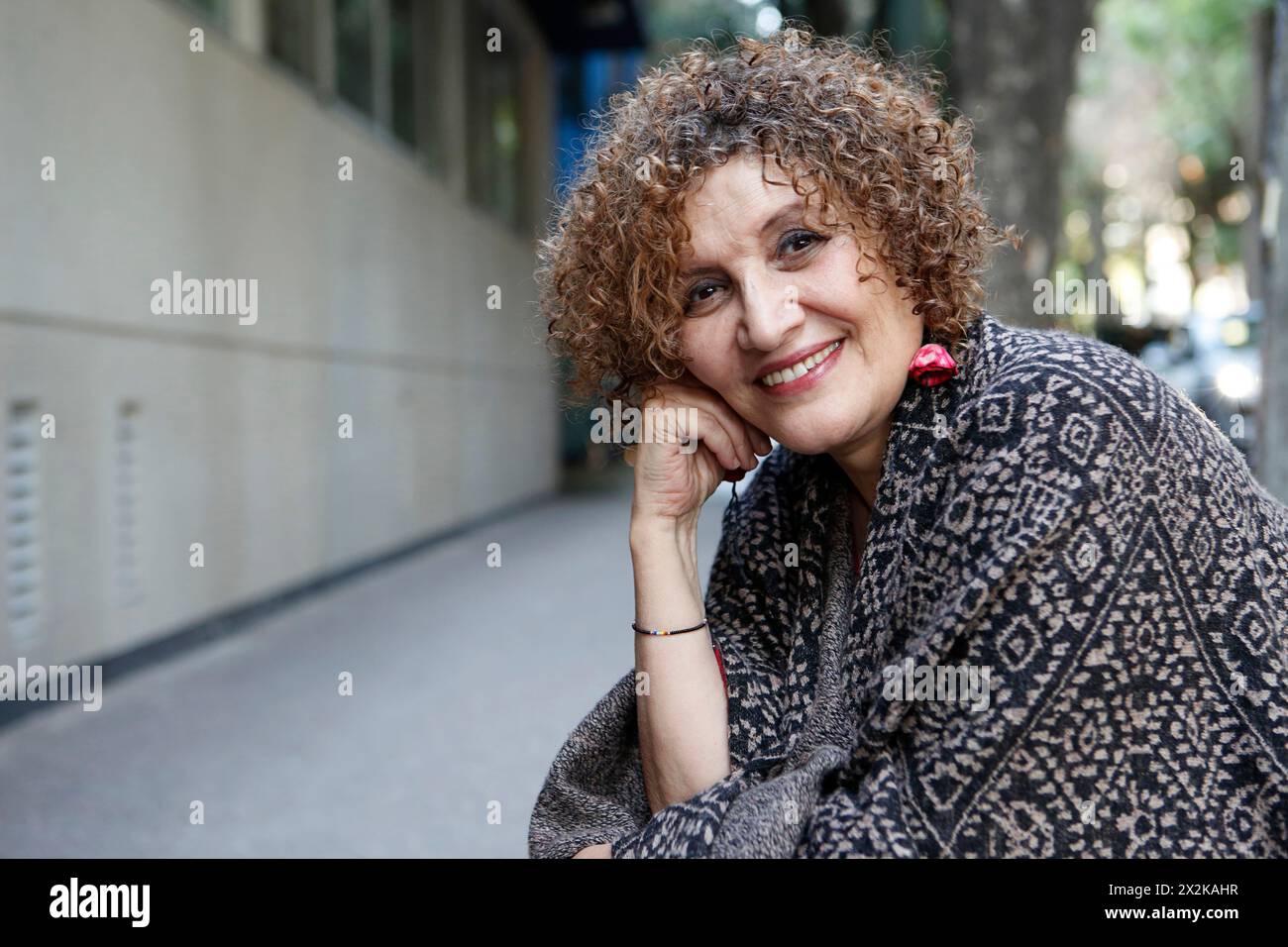 Ritratto di Myriam Moscona 11/02/2019 ©Isabella DE MADDALENA/opale.Photo Foto Stock