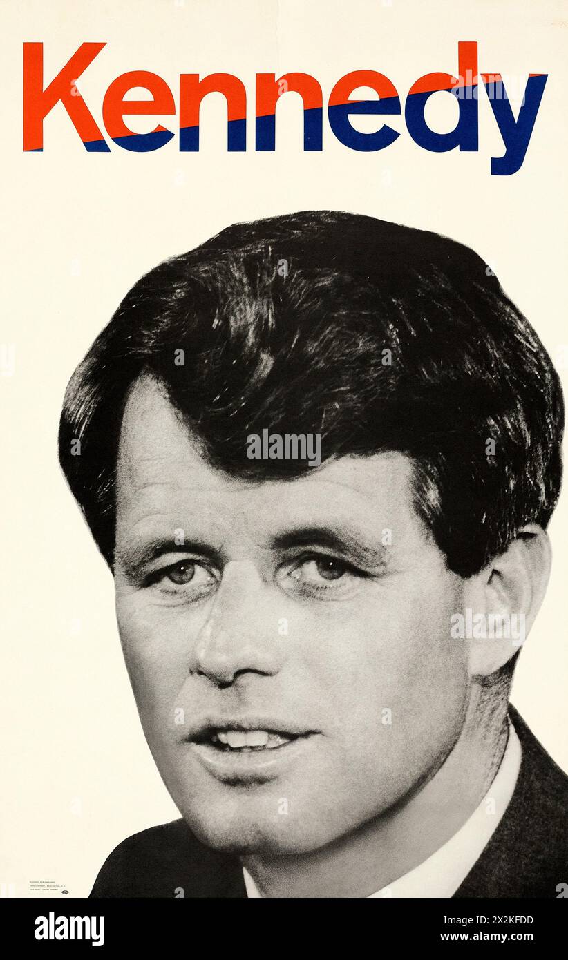 Robert Kennedy per il presidente (ca. 1968). Poster della campagna politica Foto Stock