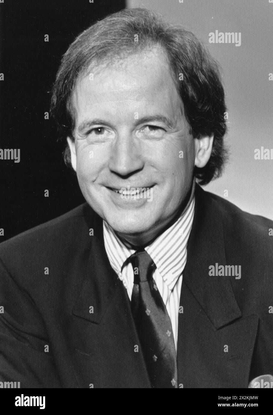 Schautzer, Max, * 14.8,1940, presentatore austriaco, nel telecast "ARD-Wunschkonzert", ARD, 17.9,1988, DIRITTI AGGIUNTIVI-CLEARANCE-INFO-NOT-AVAILABLE Foto Stock