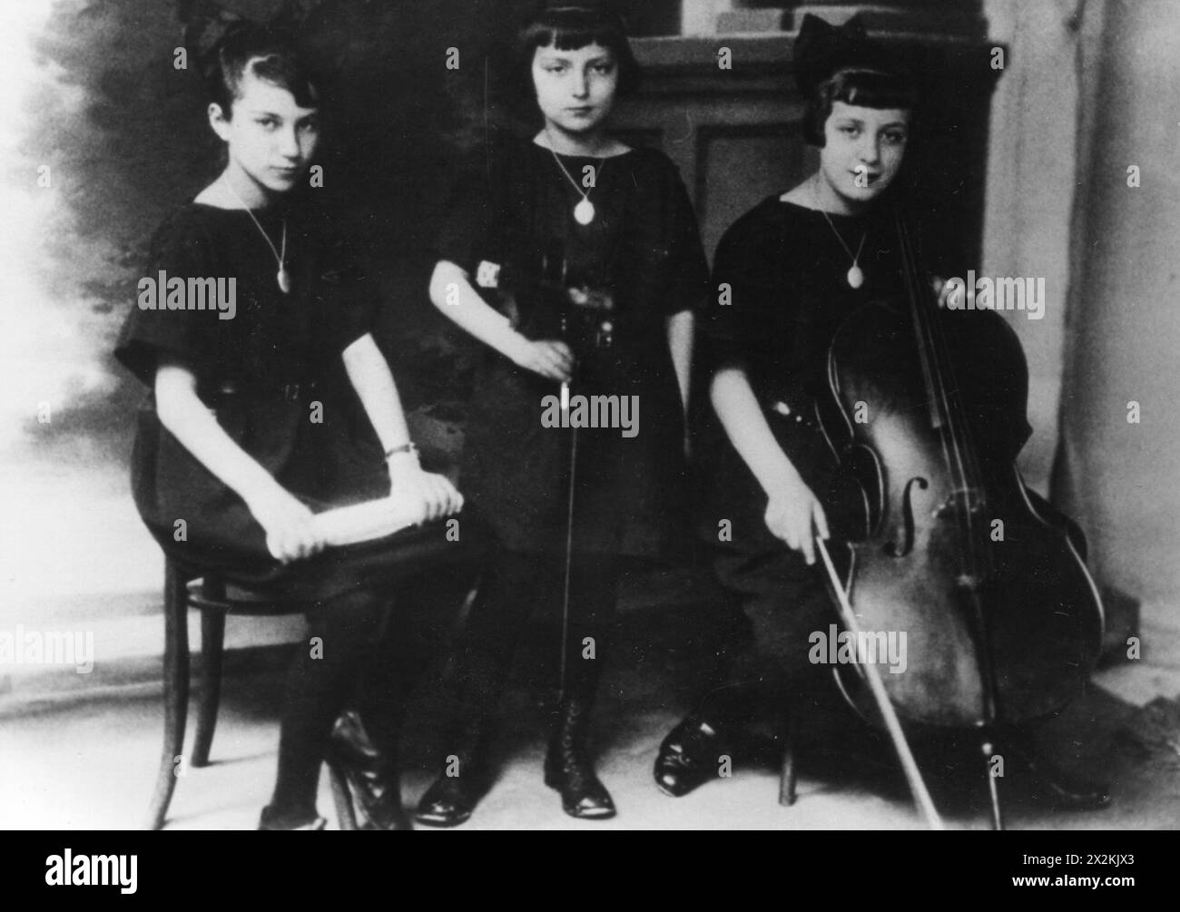 Musica, musicista, sorella Schein, anni '1920, DIRITTI AGGIUNTIVI-CLEARANCE-INFO-NON-DISPONIBILE Foto Stock