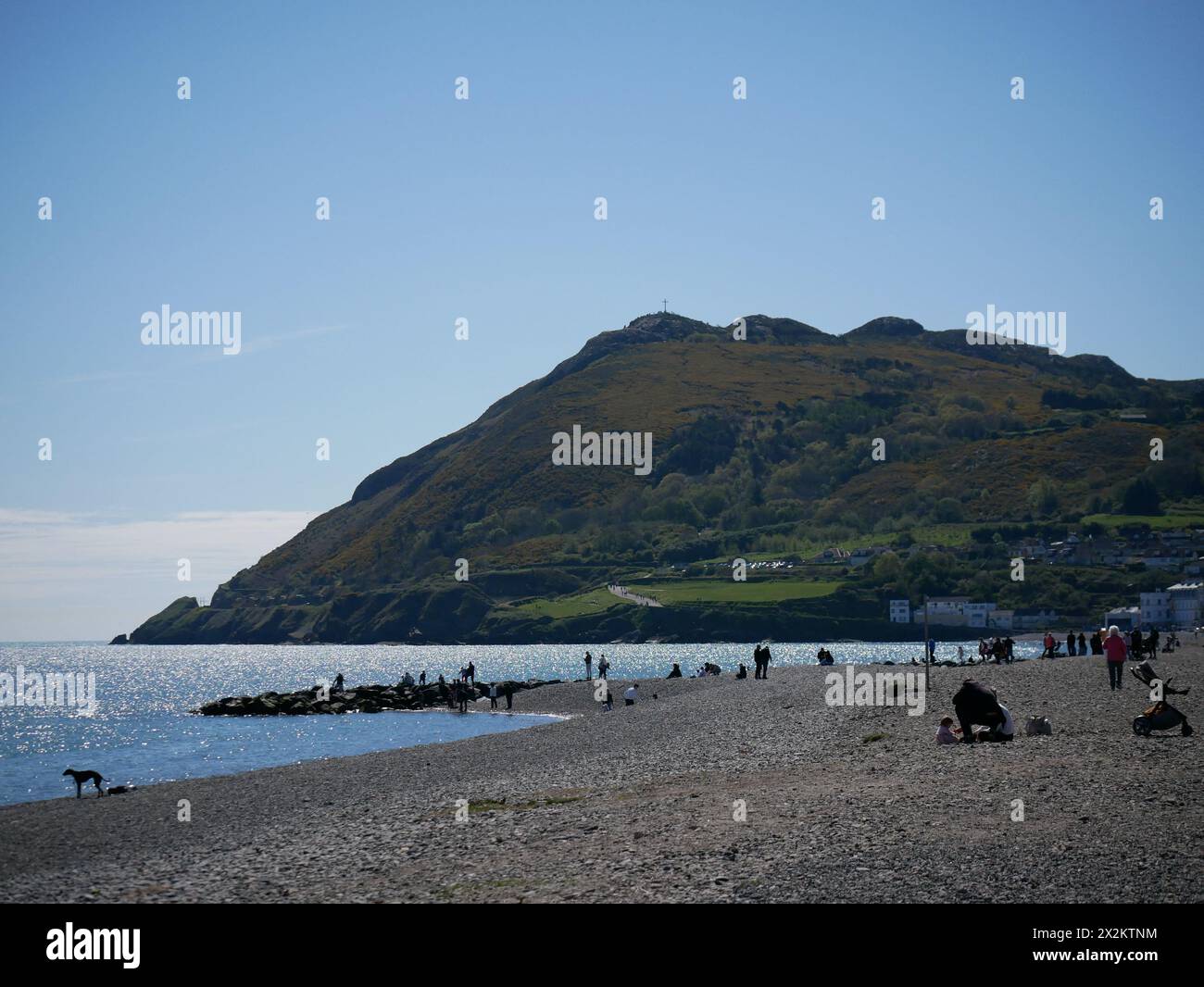 Bray Head di Bray Beach Foto Stock