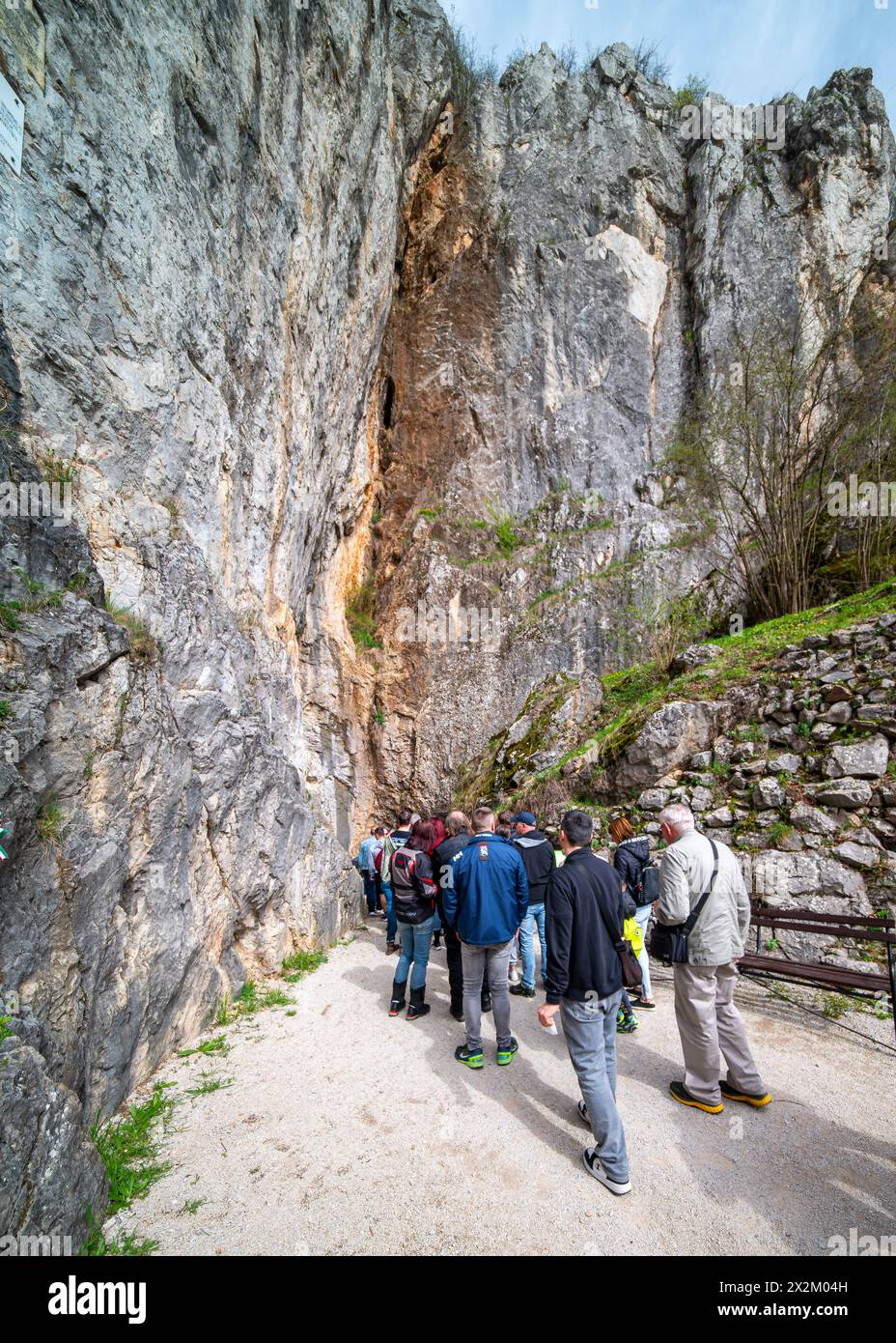 03.30.24. Aggtelek, Ungheria. La grotta della baradla è un'antica e incredibile grotta in pietra nel parco nazionale di Aggtelek, Ungheria orientale vicino al confine slovacco. Foto Stock