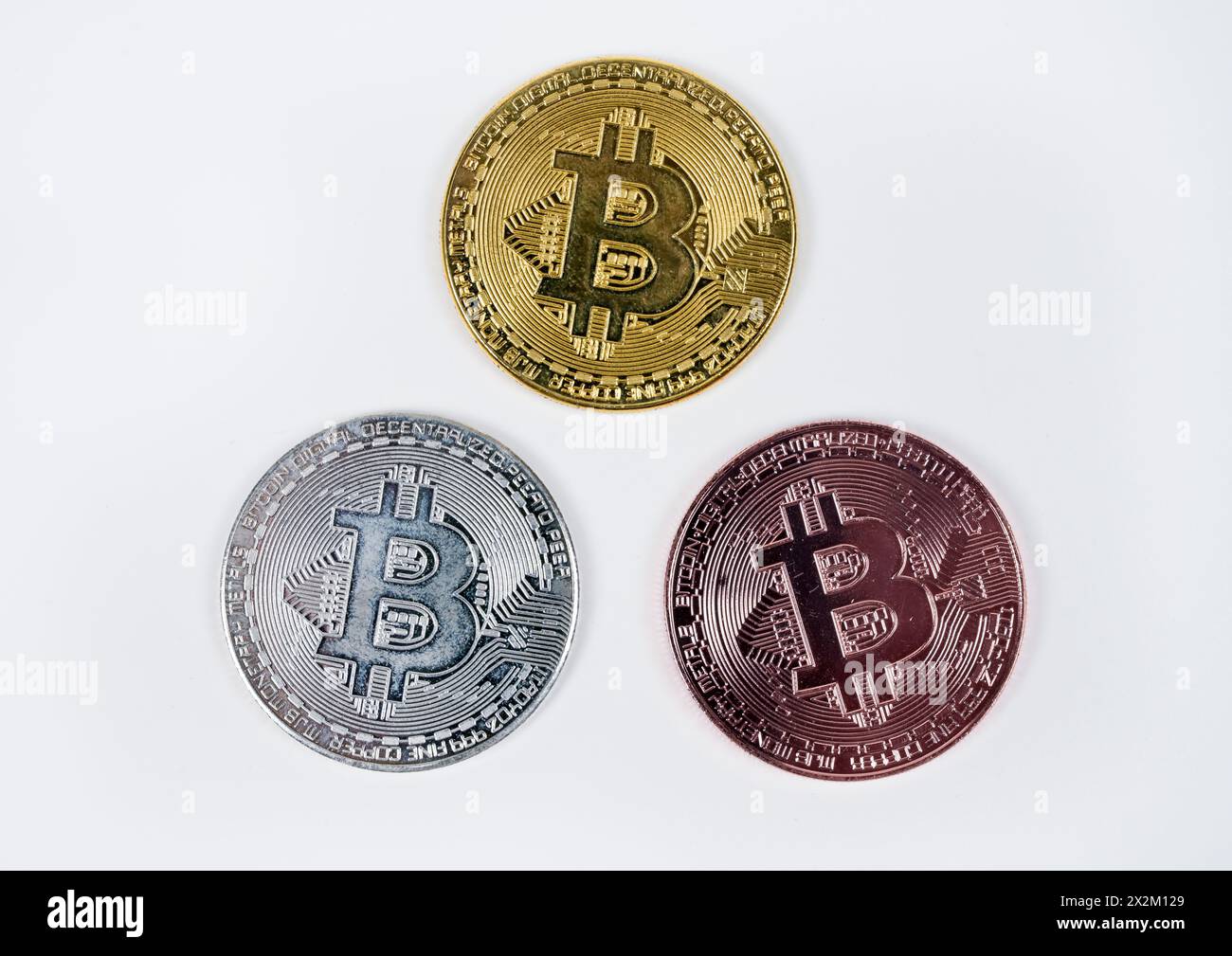 Symbolfoto Bitcoin, Krypto Foto Stock