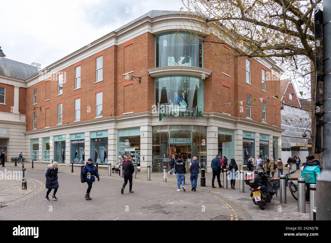 St Georges Street, centro città, Canterbury, Kent Foto Stock