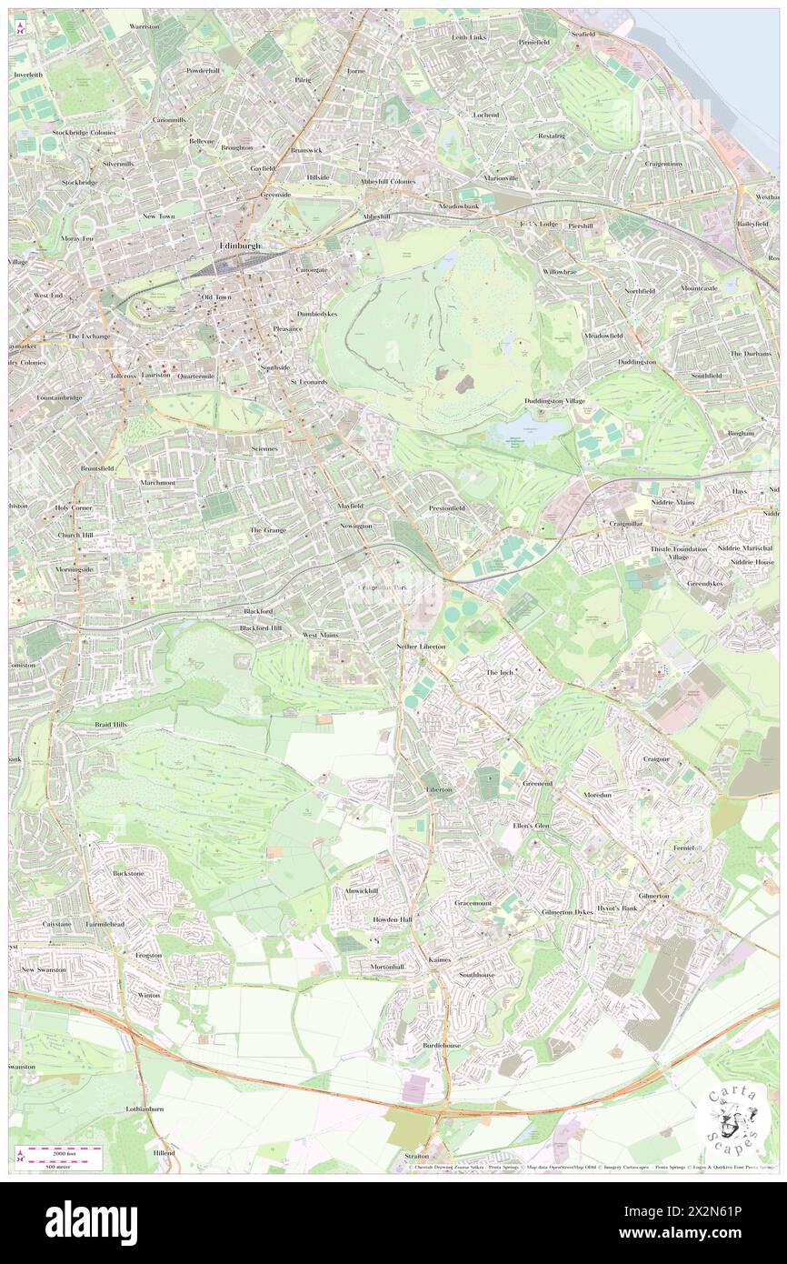 Northumberland Hotel, City of Edinburgh, GB, Regno Unito, Scozia, N 55 55' 40'', S 3 10' 5'', MAP, Cartascapes Map pubblicata nel 2024. Esplora Cartascapes, una mappa che rivela i diversi paesaggi, culture ed ecosistemi della Terra. Viaggia attraverso il tempo e lo spazio, scoprendo l'interconnessione del passato, del presente e del futuro del nostro pianeta. Foto Stock