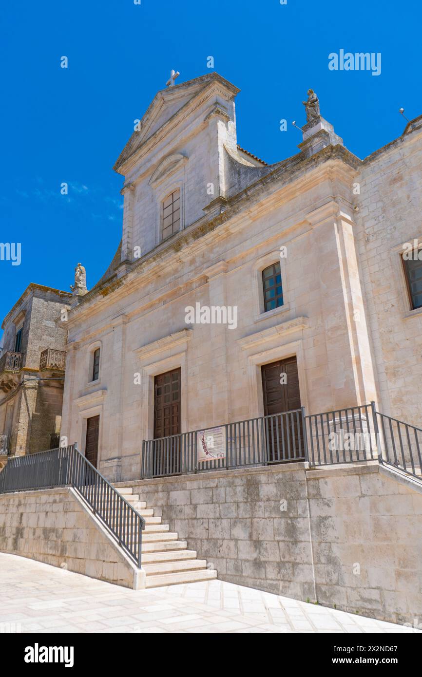 Veduta di una Chiesa di San Nicola di Patara a Cisternino, Italia. Foto Stock