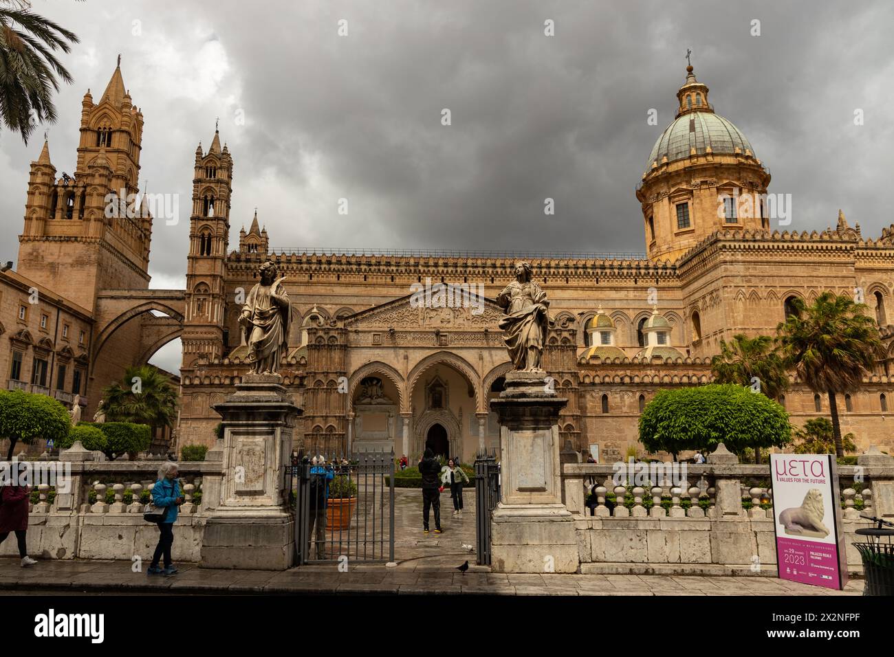 cattedrale di Palermo in Sicilia Foto Stock