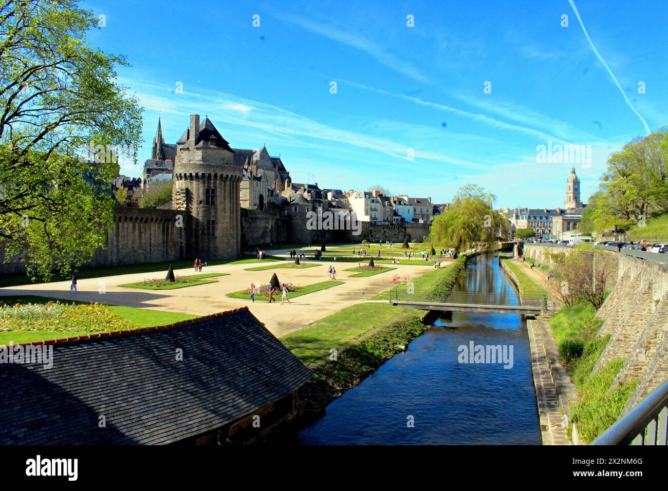 Remparts de Vannes Foto Stock