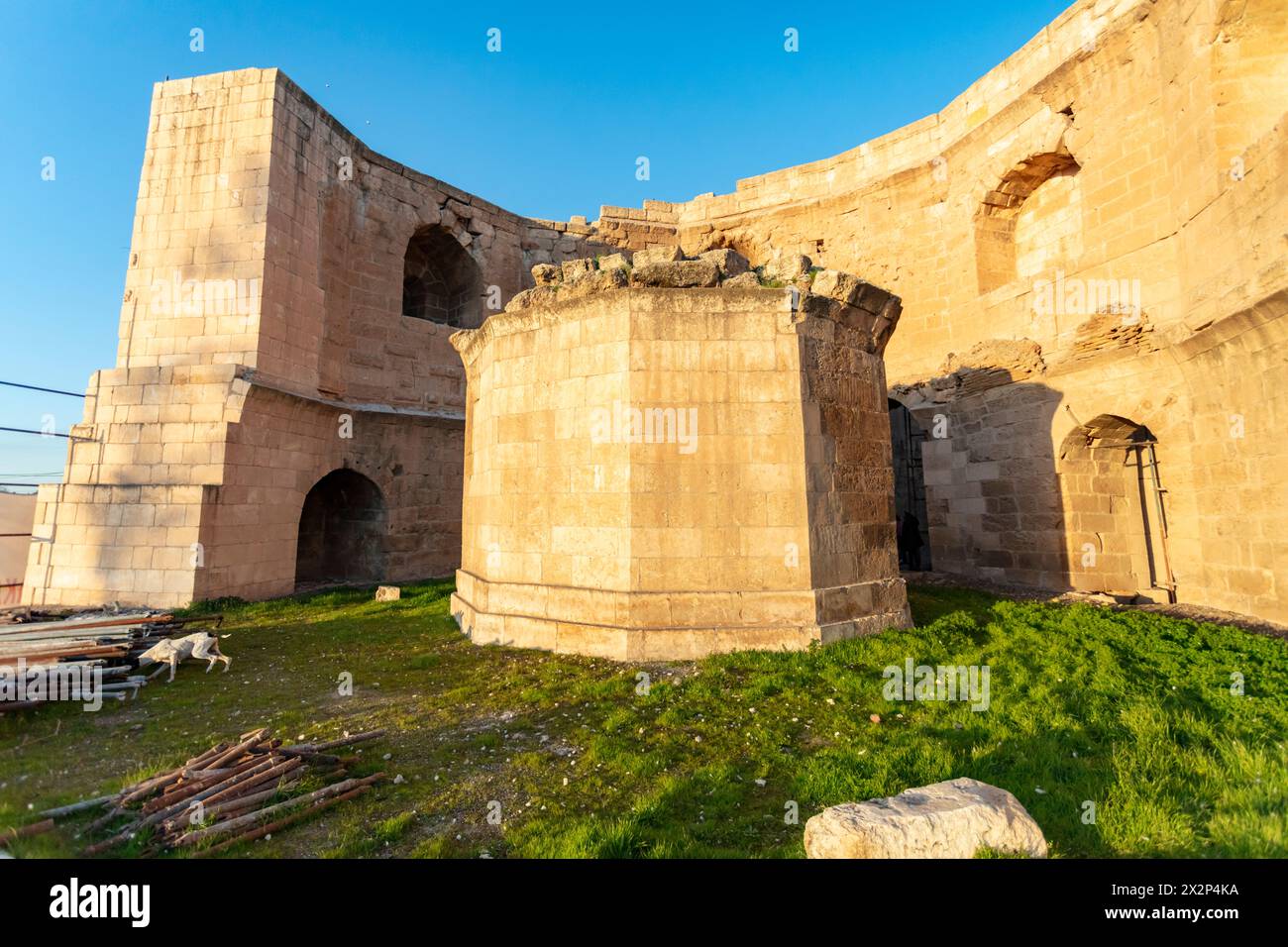 Castello di Harran nella città di Harran, Sanliurfa, Turchia Foto Stock