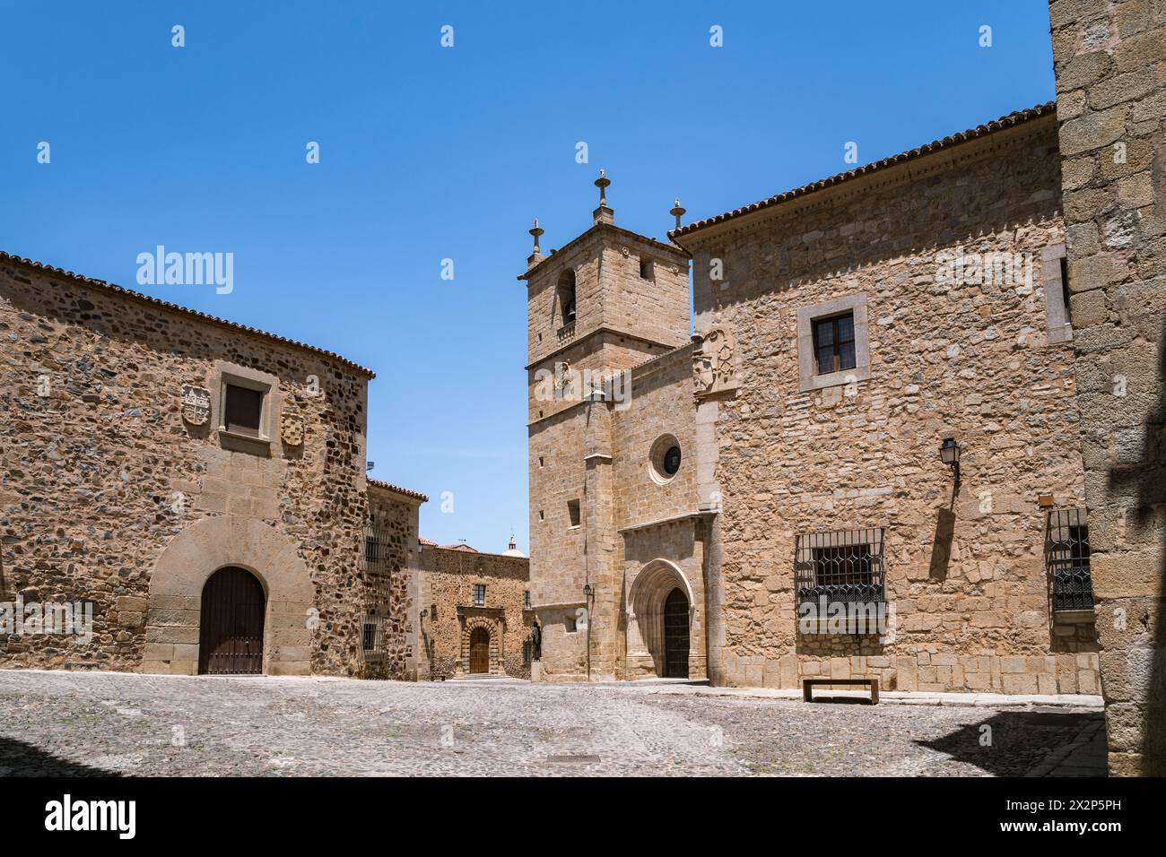 XV secolo Concatedral de Santa María a Cáceres, Estremadura, Spagna Foto Stock