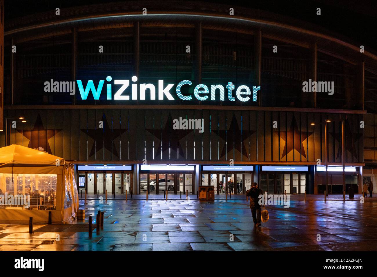 Madrid, Spagna. 31 marzo 2024. WiZink Center è un'arena al coperto per eventi sportivi, fieristici e musicali situata a Madrid, Spagna. (Foto di Xavi Lopez/SOPA Images/Sipa USA) credito: SIPA USA/Alamy Live News Foto Stock